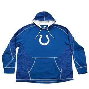 NFL Team Apparel Men's Indianapolis Colts Thermal Hoodie Jacket Size XXL